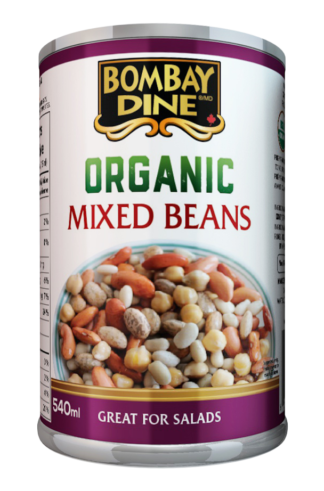 Bombay Dine Organic Mixed Beans - 540ml x 12