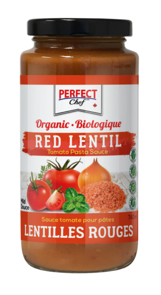Perfect Chef Organic Red Lentil Pasta Sauce - 740ml x 6
