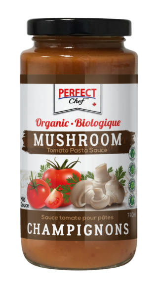 Perfect Chef Organic Mushroom Pasta Sauce - 740ml x 6