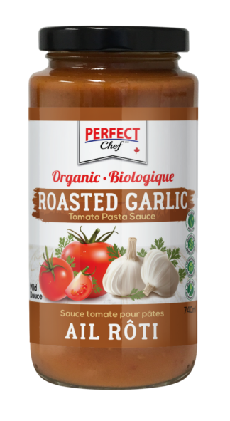 Perfect Chef Organic Roasted Garlic Pasta Sauce - 740ml x 6