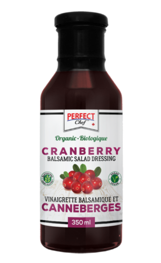 Perfect Chef Organic Balsamic Cranberry Dressing - 350ml x 6