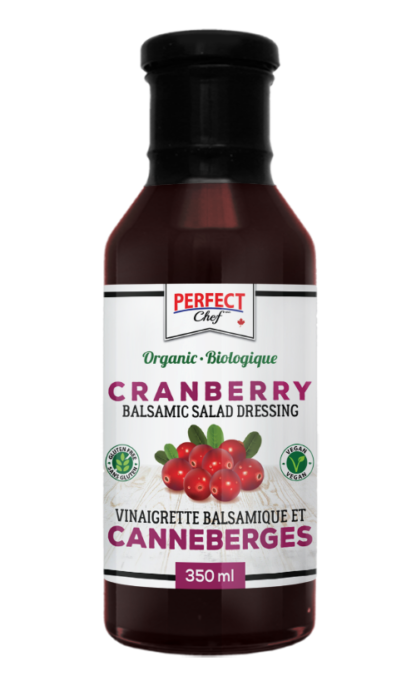Perfect Chef Organic Balsamic Cranberry Dressing - 350ml x 6