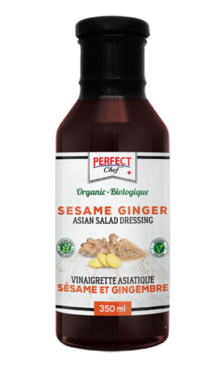 Perfect Chef Organic Sesame Ginger Dressing - 350ml x 6
