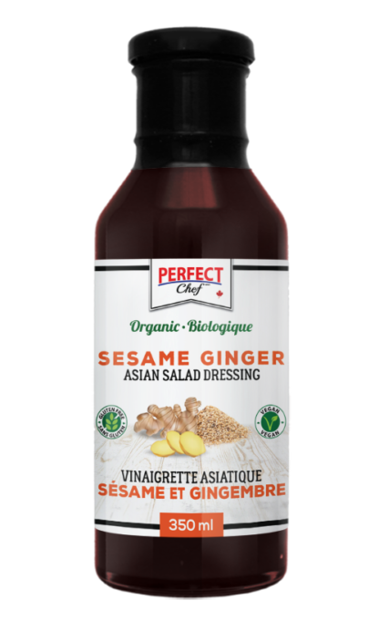 Perfect Chef Organic Sesame Ginger Dressing - 350ml x 6