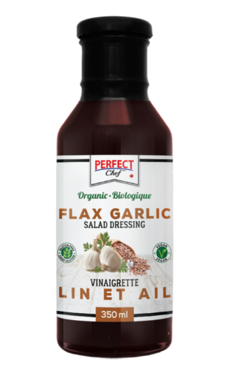 Perfect Chef Organic Flax Garlic Dressing - 350ml x 6