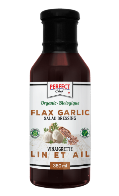Perfect Chef Organic Flax Garlic Dressing - 350ml x 6