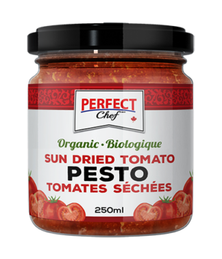 Perfect Chef Organic Sundried Tomato Pesto - 250ml x 12
