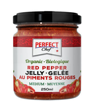 Perfect Chef Organic Red Pepper Jelly - 250ml x 12
