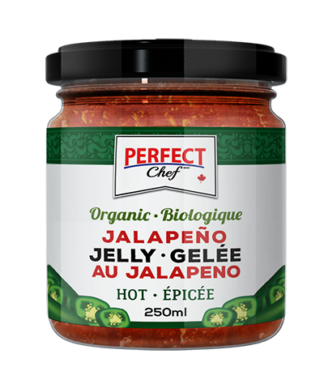 Perfect Chef Organic Jalapeno Pepper Jelly - 250ml x 12