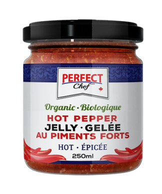 Perfect Chef Organic Hot Pepper Jelly - 250ml x 12