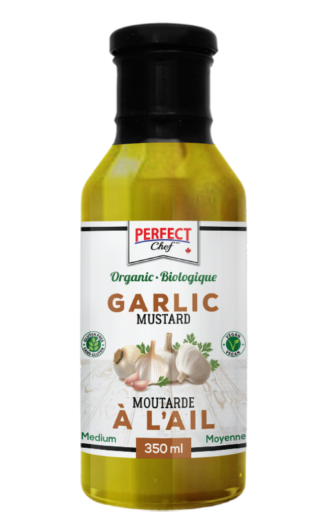 Perfect Chef Organic Garlic Mustard - 350ml x 6