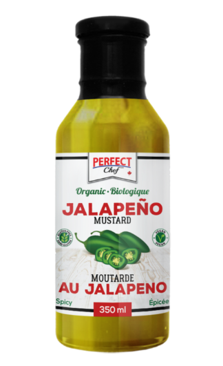Perfect Chef Organic Jalapeno Mustard - 350ml x 6
