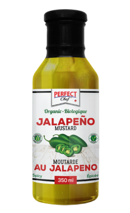 Perfect Chef Organic Jalapeno Mustard - 350ml x 6