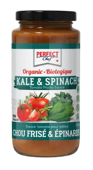 Perfect Chef Organic Kale & Spinach Pasta Sauce - 740ml x 6
