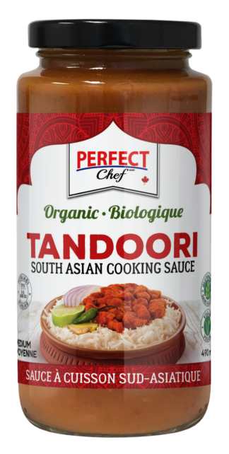 Perfect Chef Organic Tandoori Indian Cooking Sauce - 490ml x 12