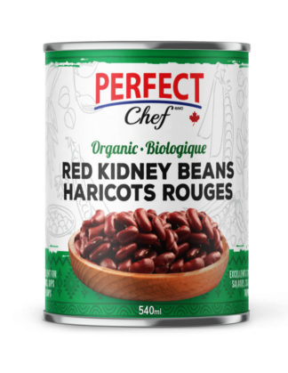 Perfect Chef Organic Red Kidney Beans - 540ml x 12