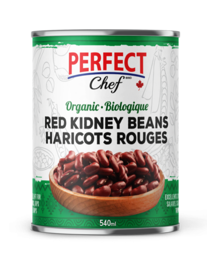 Perfect Chef Organic Red Kidney Beans - 540ml x 12