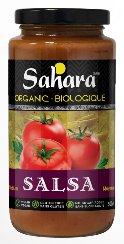 Sahara Organic Medium Salsa - 500ml x 12