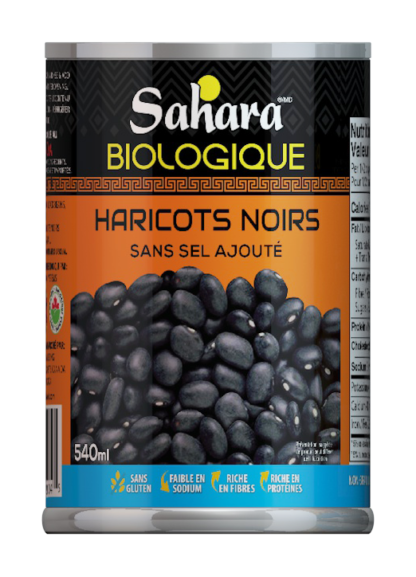 Sahara Organic Black Turtle Beans - 540ml x 12 - Image 2