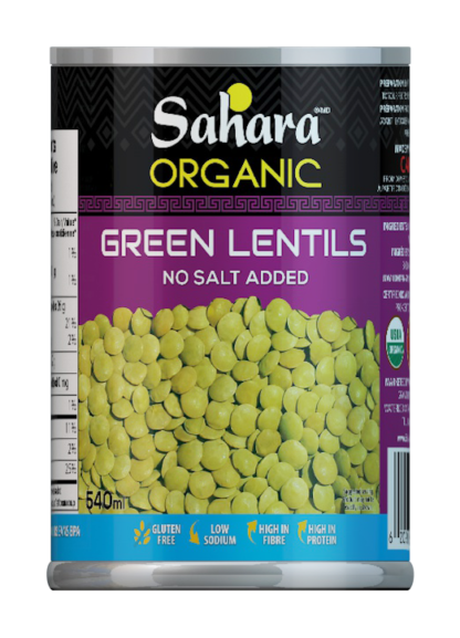 Sahara Organic Lentils - 540ml x 12