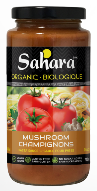 Sahara Organic Mushroom Pasta Sauce - 740ml x 6