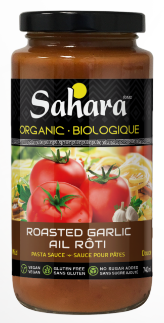 Sahara Organic Roasted Garlic Pasta Sauce - 740ml x 6