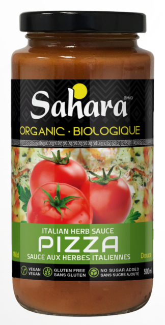Sahara Organic Italian Herbs Pizza Sauce - 500ml x 12