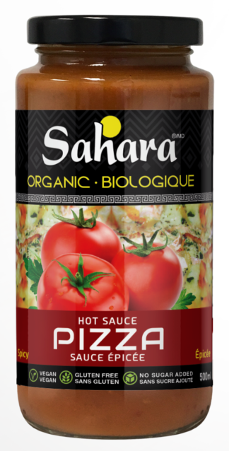 Sahara Organic Hot Pizza Sauce - 500ml x 12