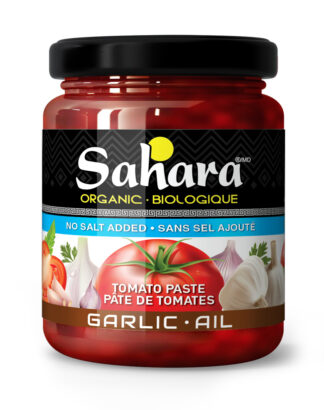 Sahara Organic Garlic Tomato Paste - 125ml x 12