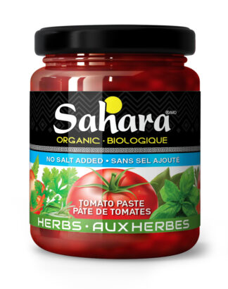 Sahara Organic Herbs Tomato Paste - 125ml x 12