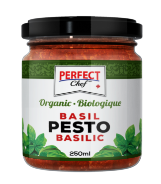 Perfect Chef Organic Basil Pesto - 250ml x 12